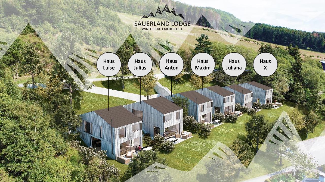 Sauerland Lodge - Haus Maxim ヴィンターベルク エクステリア 写真